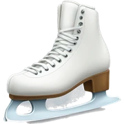 Realistic ice skate  sticker