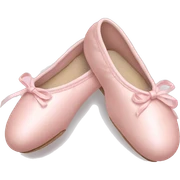 Pale pink ballet shoes sticker