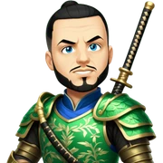 Emerald Samurai sticker