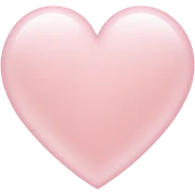Light pink heart sticker