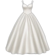 Wedding gown sticker
