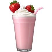 Strawberry milkshake  sticker
