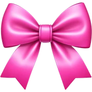 Bow pink sticker