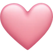 a delicate pink heart sticker