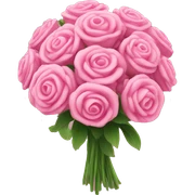 pink bouquet sticker