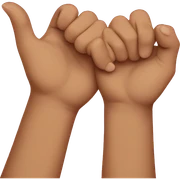 Pinky promise sticker