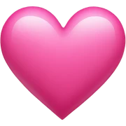 Pink heart sticker
