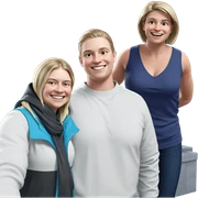 joyful moment with friends sticker