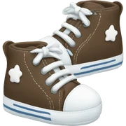 Pair of shoes for a baby boy sticker