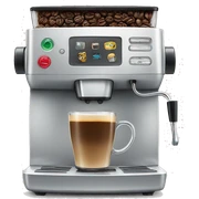 coffee machine sticker
