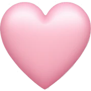pastel pink heart sticker