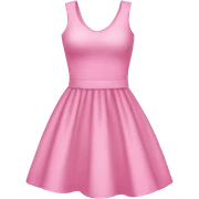 pink dress sticker