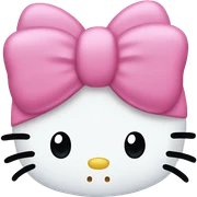 hello kitty head sticker