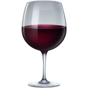 Red wine sticker