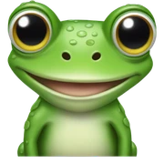 Frog sticker