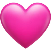 pink heart sticker