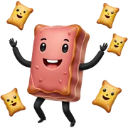 SPAM MEAT meme DANCE PARTY LANDSCAPE sticker