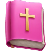 Pink bible sticker