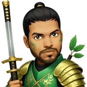 Emerald Samurai sticker