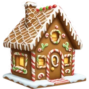 gingerbread house sticker