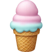 Pastel ice cream  sticker