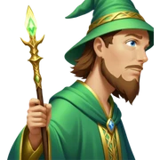 Verdant Wizard sticker