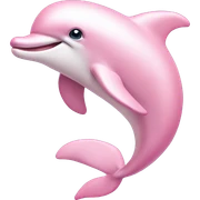 Pastel-pink-colors-dolphin sticker