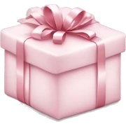Light pink Christmas gifts under a white Christmas tree  sticker