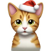 christmas cat  sticker