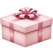 Light pink Christmas gifts under a white Christmas tree  sticker