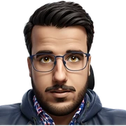 portrait of a patriotic man sticker