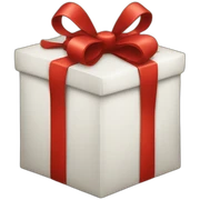 christmas present sticker