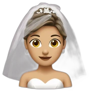 Bride sticker