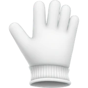 White gloves sticker