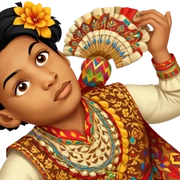 Folkloric Dancer sticker