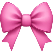 pink bow sticker