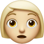 Question face sticker