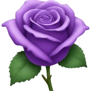 Purple rose sticker
