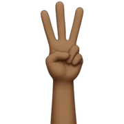 Hands holding up peace sticker