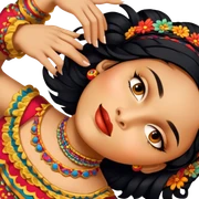 Folkloric Dancer sticker