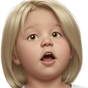 blonde girl meme portrait sticker