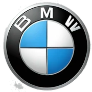 bmw logo black sticker