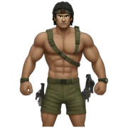 Rambo sticker