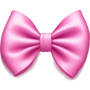 Pink bow sticker