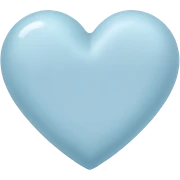 heart pastel blue sticker