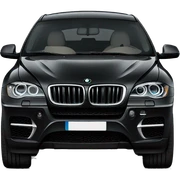 Black BMW X6 sticker