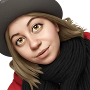 smiling girl in hat portrait sticker