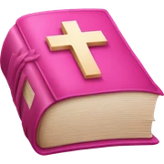 Pink bible   sticker