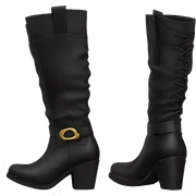 Botas negras fashion sticker