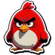 Angry birds terence sticker